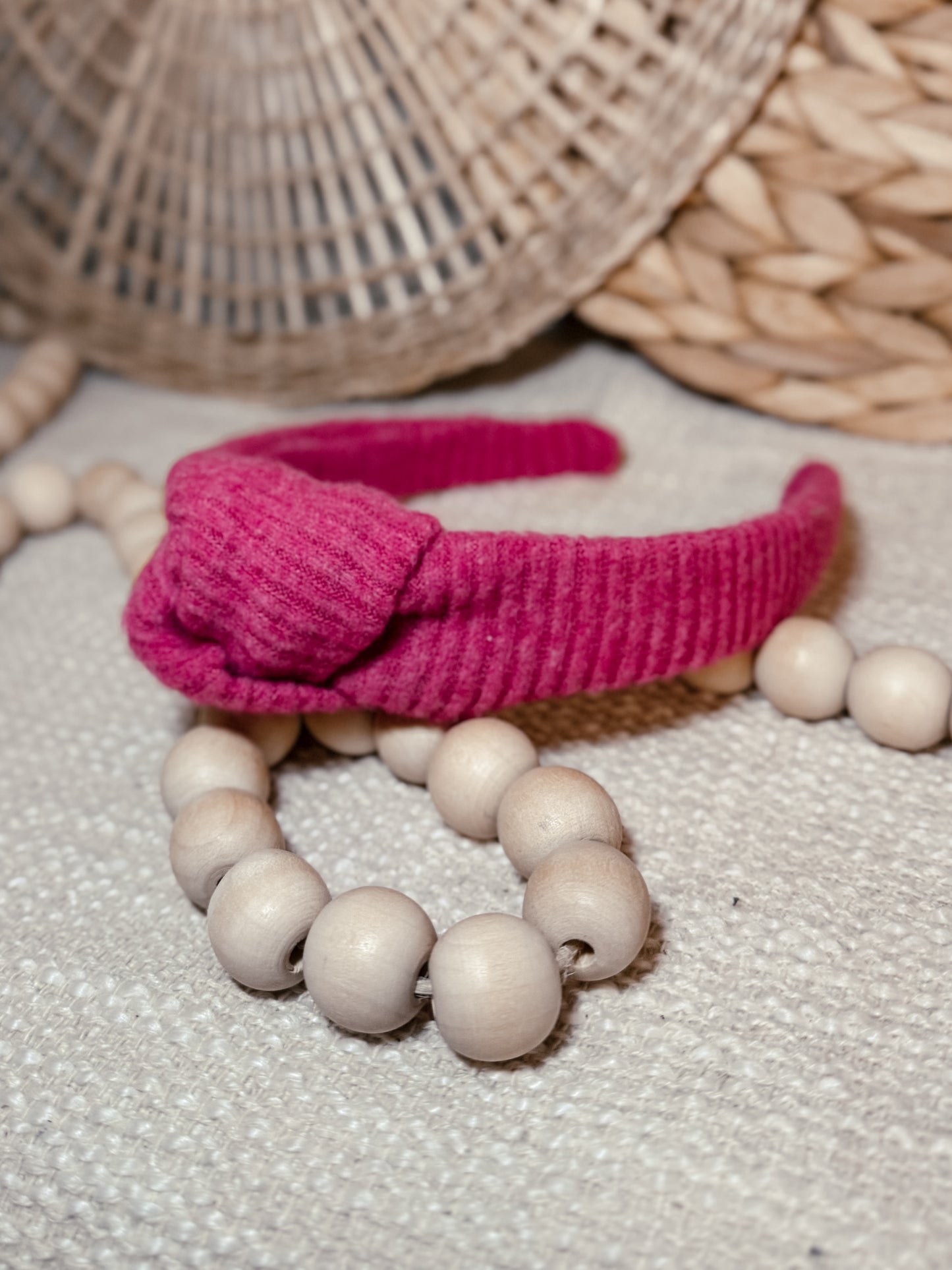 Comfy Pink Ribbed
