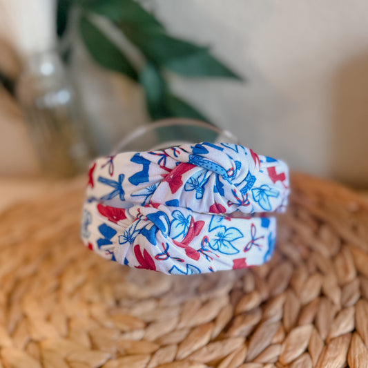 Red, White, and Blue Bows