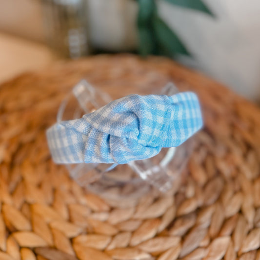 Baby Blue Gingham