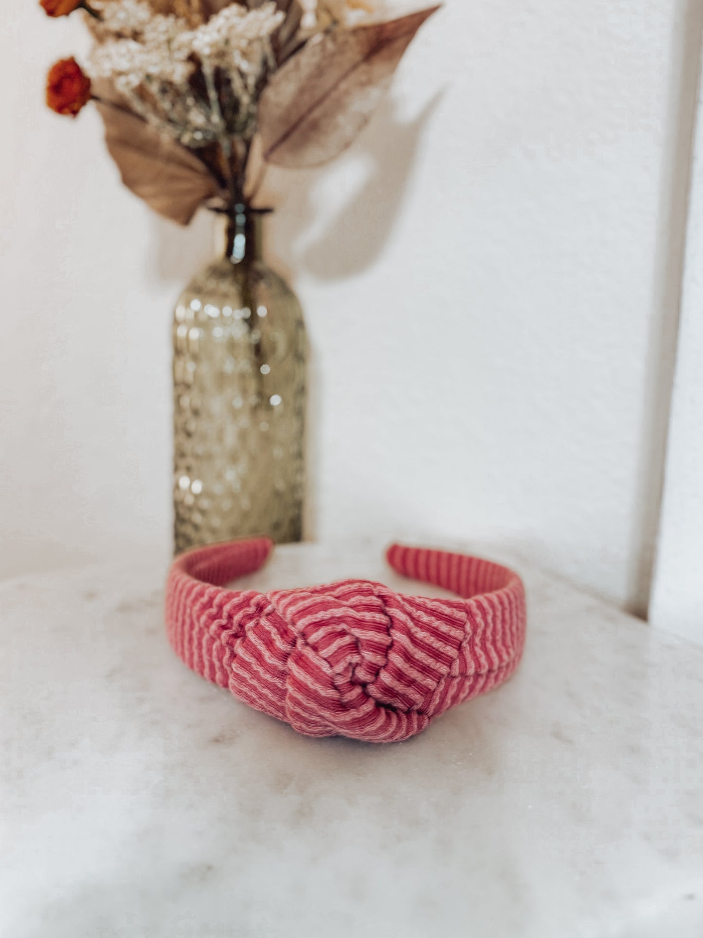 Rose Pink Urban Rib Topknot