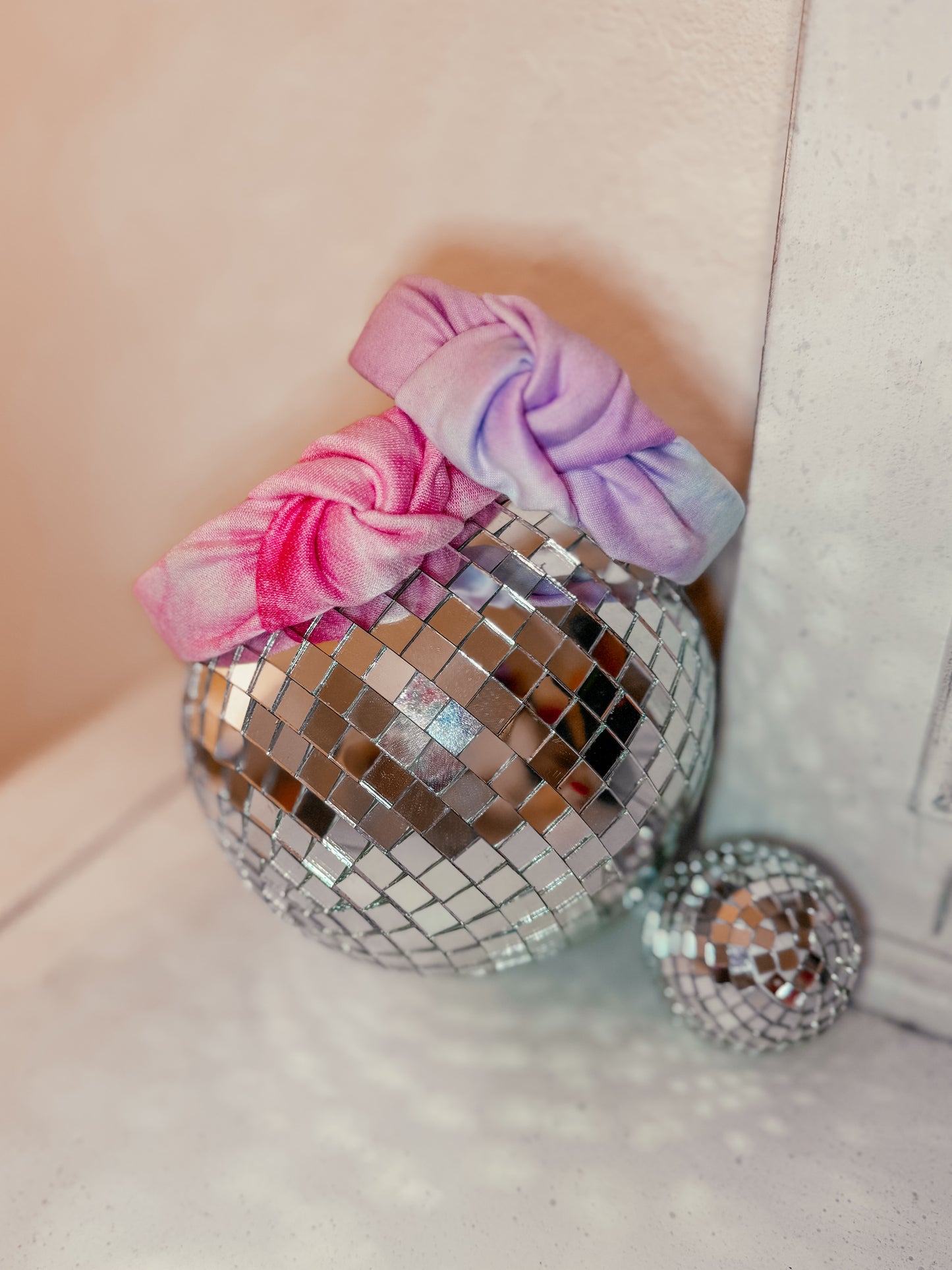 Soft Splash Tie Dye Topknot