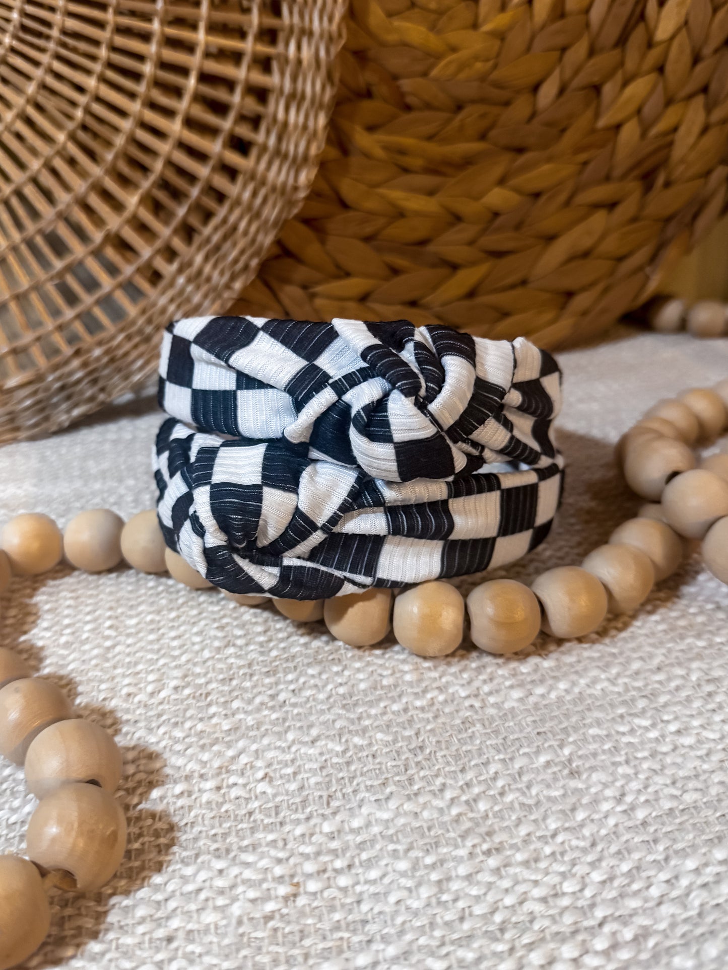 Ribbed B&W Checkered