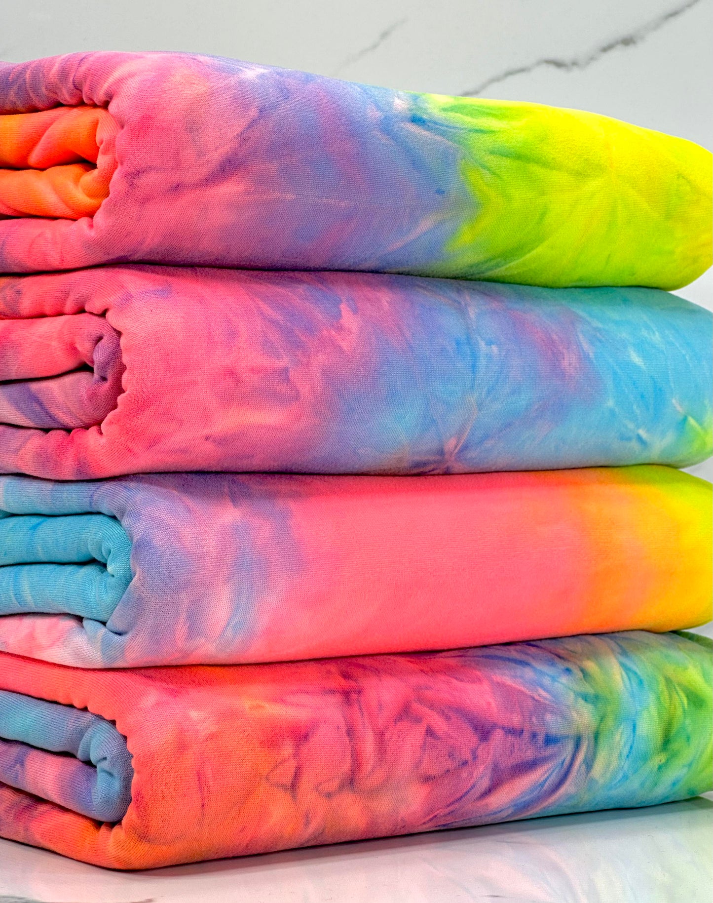 Neon Rainbow Tie Dye