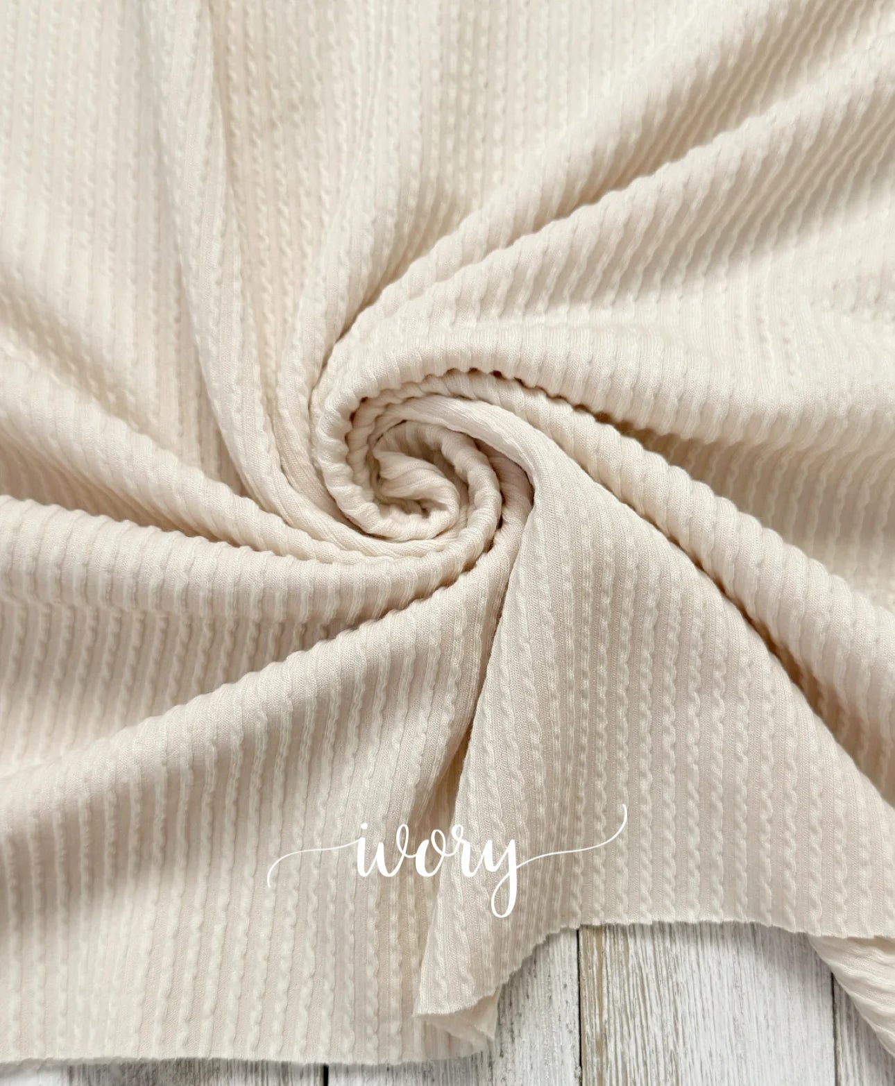 Ivory Urban Rib Topknot